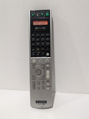 Sony lg112 system remote - av,